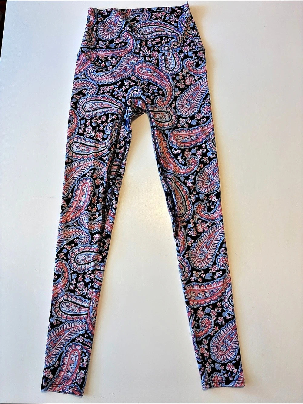 K-DEER Nantucket Paisley Ankle Length Leggings